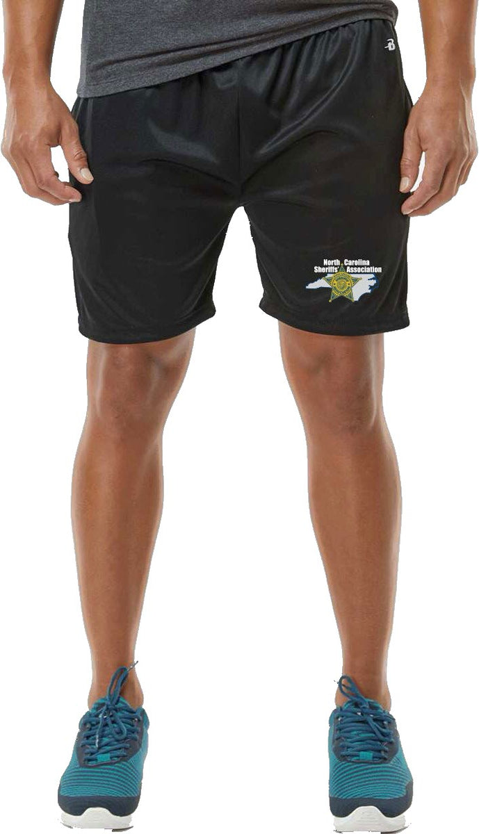 NCSA Badger B-Core 5" Pocketed Shorts - Black – NCSA Store