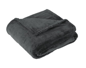 Port Authority® Oversized Ultra Plush Blanket - Graphite
