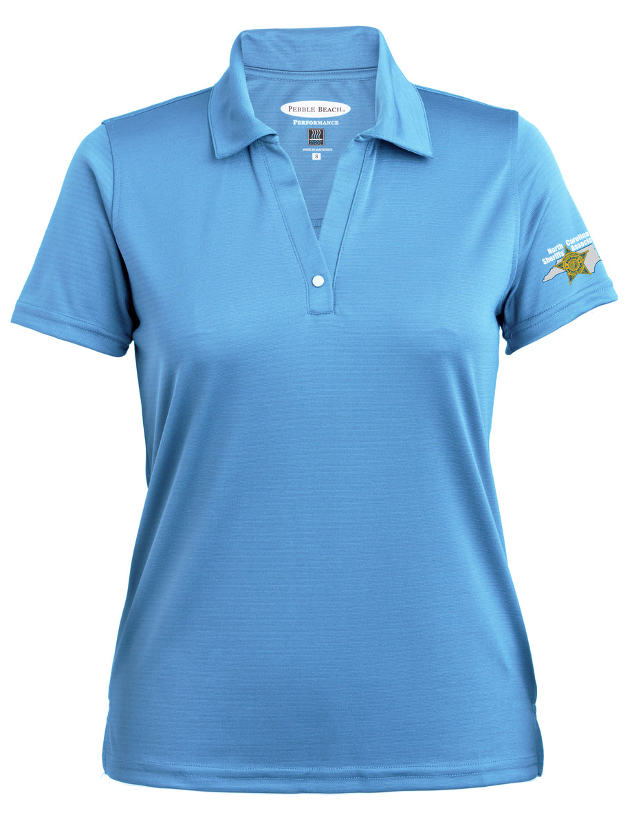 Ladies Pebble Beach Short Sleeve Polo - Regatta Blue – NCSA Store