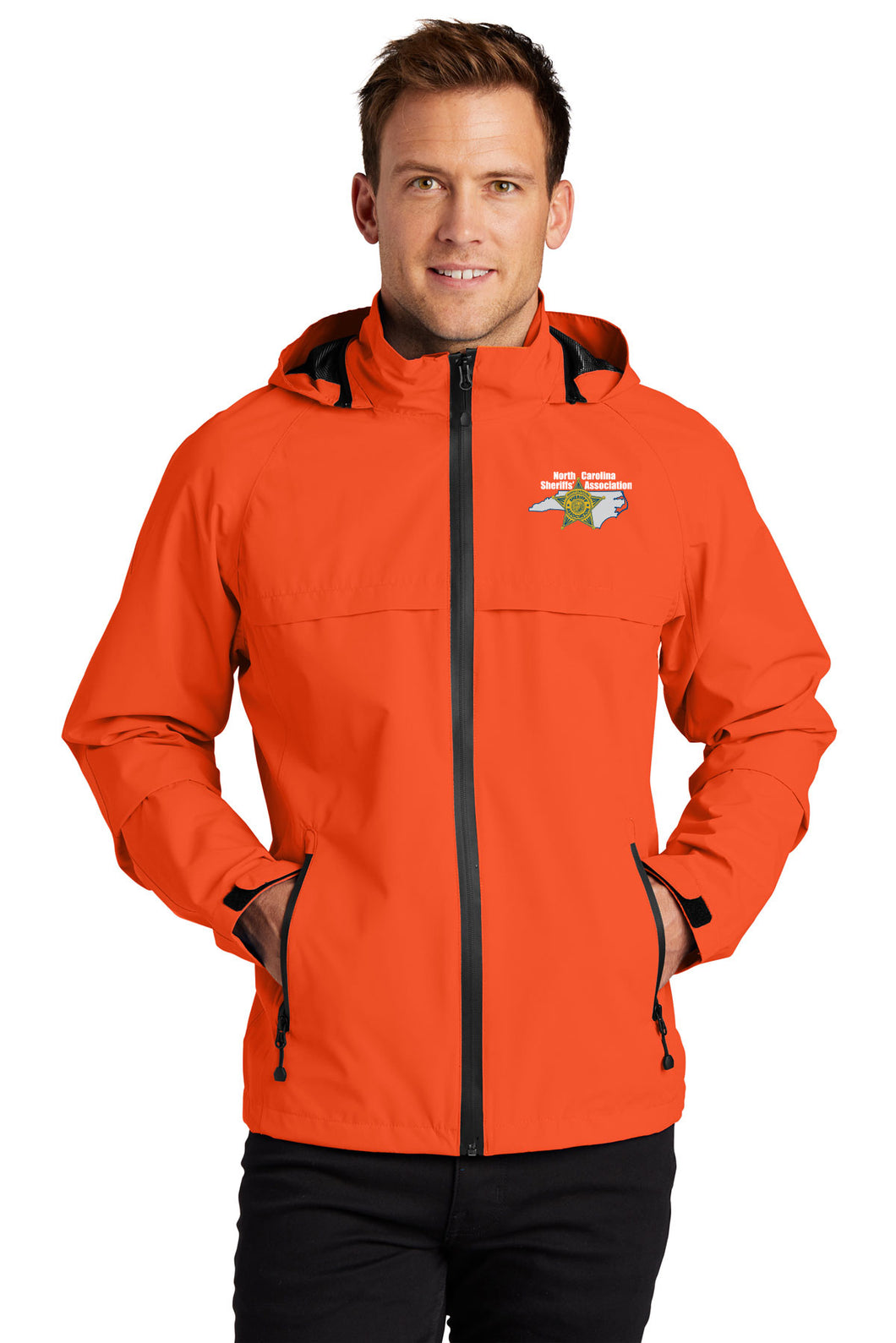 Men's Port Authority® Torrent Waterproof Jacket - Orange Crush