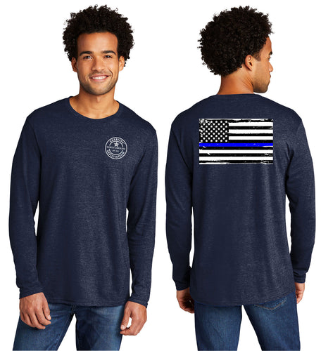 NCSA Port & Company Tri-Blend Long Sleeve Tee - Team Navy Heather